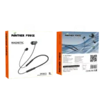 Panther Force Magnetic Sports Wireless Earphones - PF275 || Bluetooth, Sweat-Resistant, High-Quality Sound, Secure Fit